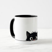 Cute Peking Black Cat Mok (Voorkant links)