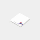 Cute Peking Out Penguin 3 x 3 inch Post-it® notes (Schuin)
