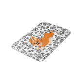 Cute Pembroke Welsh Corgi Badmat (Gekanteld)