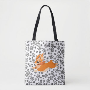 Cute Pembroke Welsh Corgi Draagtas