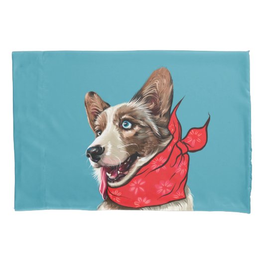 Cute Pembroke Welsh Corgi Kussensloop (Voorkant)
