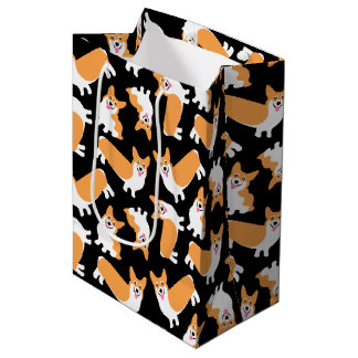 Cute Pembroke Welsh Corgi Pattern Medium Cadeauzakje