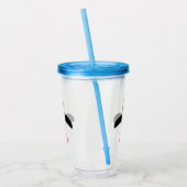 Cute Penguin Acryl Drinkbeker (Links)