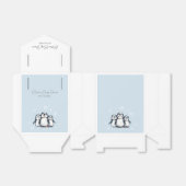 Cute Penguin Baby shower Bedankdoosjes (Uitgevouwen)