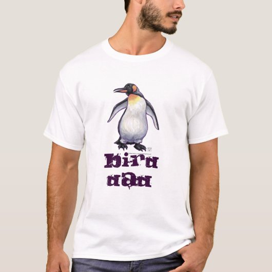 Cute Penguin Bird Dad T-shirt (Voorkant)