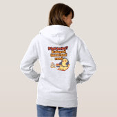 Cute Penguin Book Quote Hoodie (Achterkant volledig)