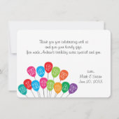 Cute Penguin Carte de remerciements (Dos)