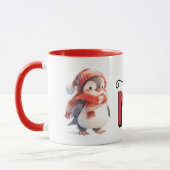 Cute penguin christmas magic mok (Links)