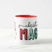 Cute penguin christmas magic mok (Midden)