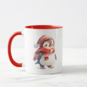 Cute penguin christmas merry and bright mok (Links)