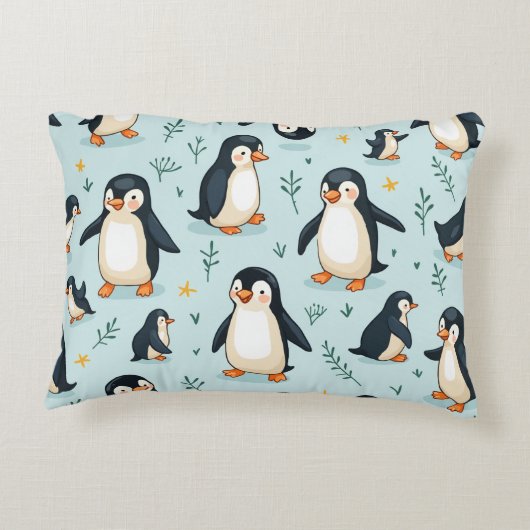 Cute Penguin Coussin 2 (Dos)