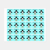 Cute Penguin Custom Labels (Vel)