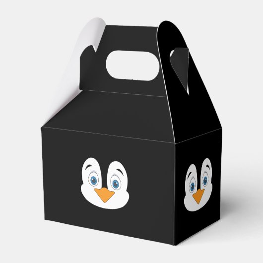 Cute Penguin Face Bedankdoosjes (Achterkant)
