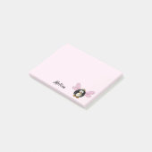 Cute Penguin Fairy Princess DIY Jouw naam Post-it® Notes (Schuin)