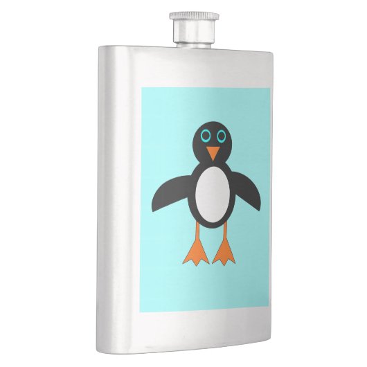 Cute Penguin Flasks Heupfles (Rechts)