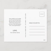 Cute Penguin Funny Penguin-ing Kerstmis Feestdagenkaart (Achterkant)