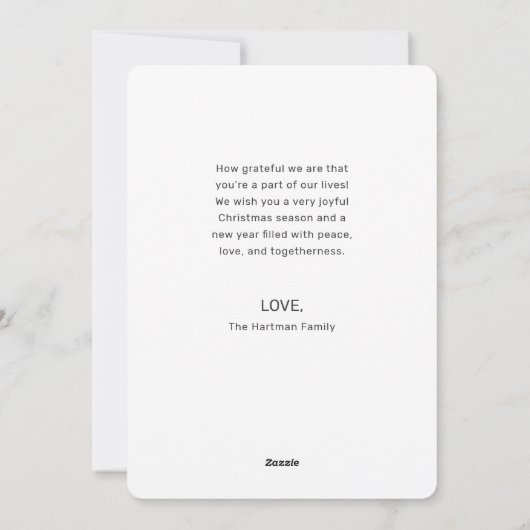 Cute Penguin Funny Penguin-ing Kerstmis Feestdagenkaart (Achterkant)