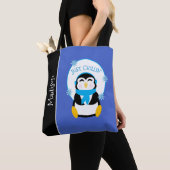 Cute Penguin | Gewoon Canvas tas van Chillin (Dichtbij)