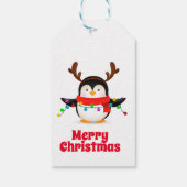 Cute Penguin Gift Labels Cadeaulabel (Achterkant)