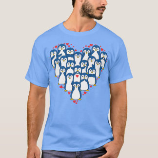 Cute Penguin Heart Love, Dierenvriend for Women's T-shirt