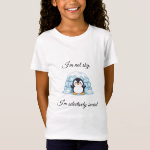 Cute Penguin & Igloo T-Shirt – Arctic Animal Desig
