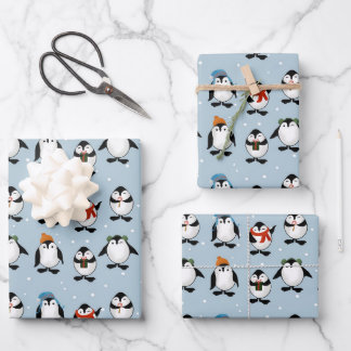 Cute Penguin  Inpakpapier Vel