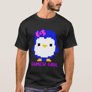 Cute Penguin Kawaii Video Games Character Gamer Gi T-shirt