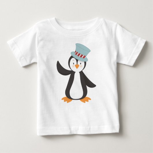 Cute Penguin, kleine pinguïn, pinguïn met Pet (Voorkant)