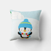 Cute Penguin Kussen (Achterkant)