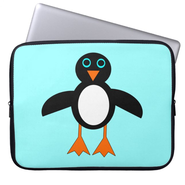 Cute Penguin Laptop Bag Laptop Sleeve (Voorkant)