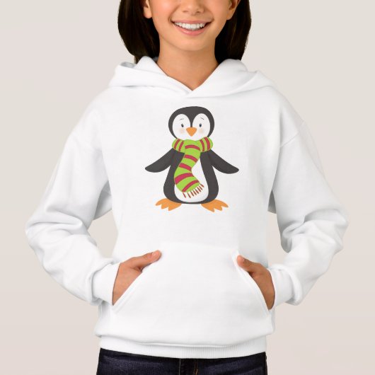 Cute Penguin, Little Penguin, Penguin met Scarf (Voorkant)