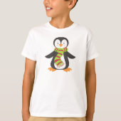 Cute Penguin, Little Penguin, Penguin met Scarf T-shirt (Voorkant)