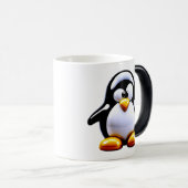Cute Penguin Magische Mok (Voorkant rechts)