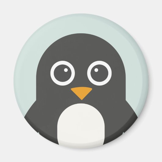 Cute Penguin Magnet Magneet (Voorkant)