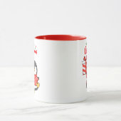 Cute Penguin Merry Kerstmis Mok (Midden)