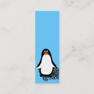 Cute Penguin Mini Visitekaartje