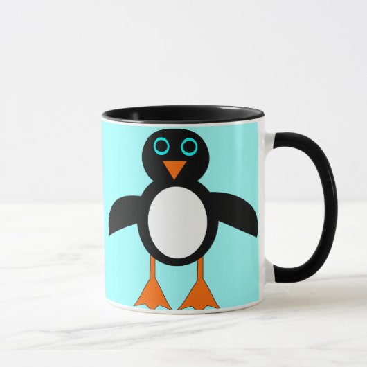 Cute Penguin Mok (Rechts)