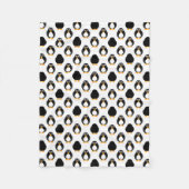 Cute Penguin Pattern Fleece Deken (Voorkant)