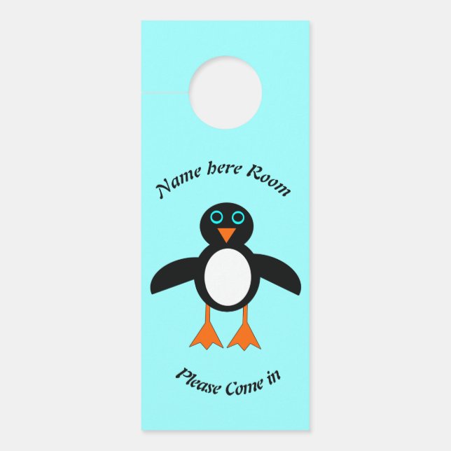 Cute Penguin Personalized (Voorkant)
