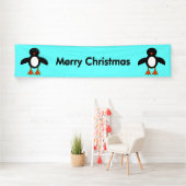 Cute Penguin Personalized Banner (Insitu)