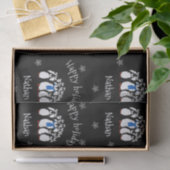 Cute Penguin Persoonlijke Kerstmis Tissuepapier (Geschenk)