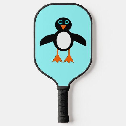 Cute Penguin Pickleball Paddle (Voorkant)