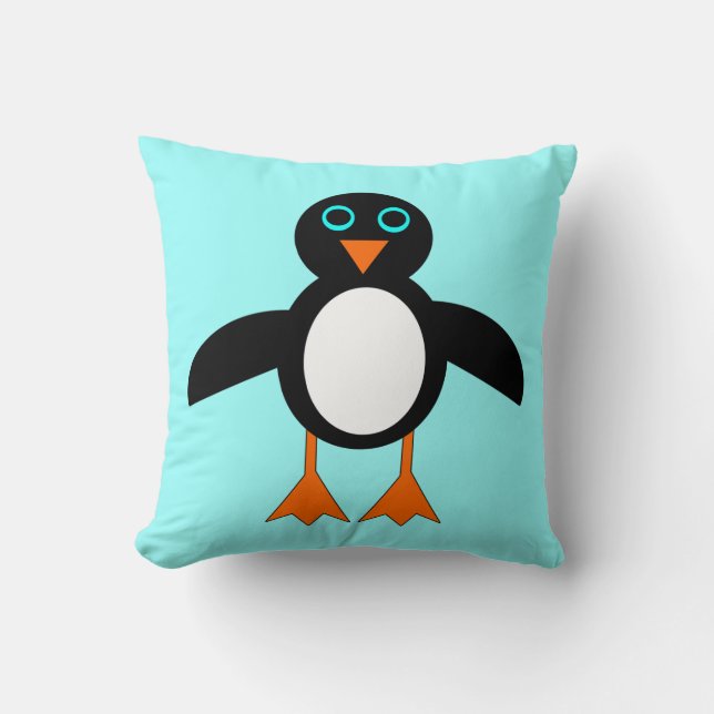 Cute Penguin Pillow Kussen (Voorkant)