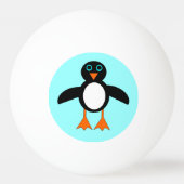 Cute Penguin Ping Pong Ball (Achterkant)
