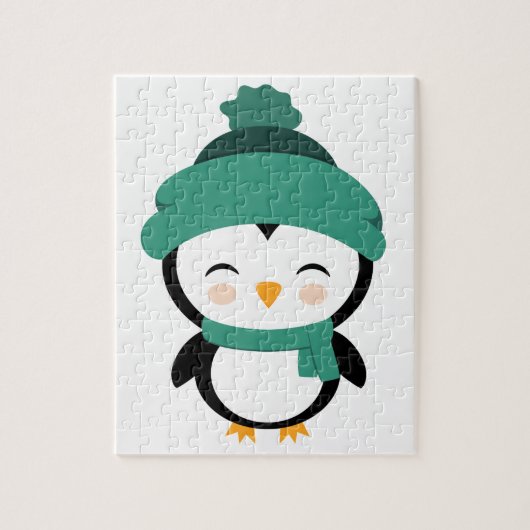 Cute Penguin Puzzle Legpuzzel (Verticaal)