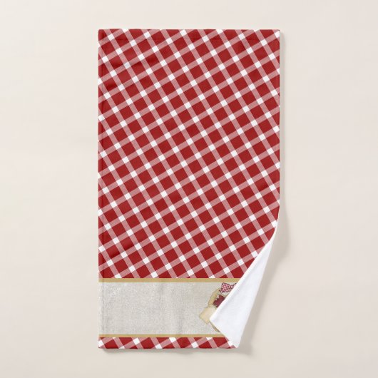 Cute Penguin Retro Holiday Basket Bad Handdoek (Handdoek)