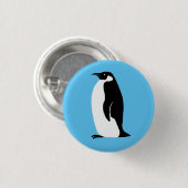 Cute Penguin Ronde Button 3,2 Cm (Voorkant /achterkant)