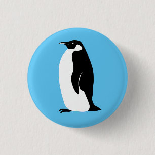 Cute Penguin Ronde Button 3,2 Cm
