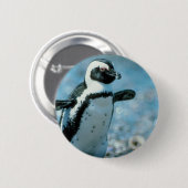 Cute Penguin Ronde Button 5,7 Cm (Voorkant /achterkant)