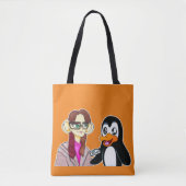 Cute Penguin Shopping bag Draagtas (Voorkant)